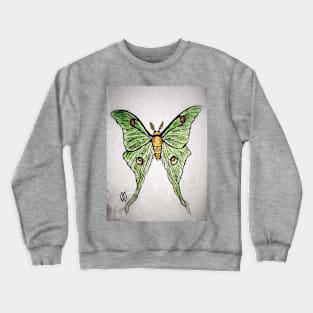 Luna moth Crewneck Sweatshirt